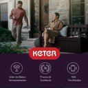 Ver imagem 6 de Banco e Baú Eden Gardem 265l Cinza Keter