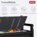 Ver imagem 7 de Banco e Baú Eden Gardem 265l Cinza Keter
