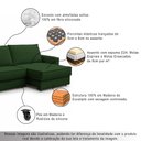 Ver imagem 7 de Sofá Sala de Estar Nilo Retratil Manual 160cm 2 Lugares Linho Verde m1 - Monari Design