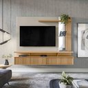 Ver imagem 5 de Painel Home para Tv até 60" 1,8 M Detalhe Ripado Sofisticação e Qualidade - Maragogi Linea Brasil:ca