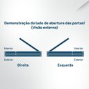 Ver imagem 4 de Folha de Porta Maciça em Eucalipto Acabamento Natural 210x100cm PM78 Solar Cruzeiro Portas