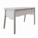Ver imagem 4 de Mesa Escrivaninha 120cm x 60cm com Gaveteiro Suspenso e Tampo Chanfrado F5 Office