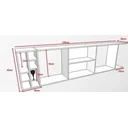 Ver imagem 2 de Aparador Mesa para Sofá com Adega Nicho Decoração