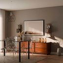 Ver imagem 3 de Prateleira de Canto Lyra 3 Nichos Decorativos Freijó para Sala Quarto Livros
