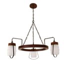 Ver imagem 5 de Lustre Lamparina 1303e Natural Vidro Transparente
