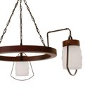 Ver imagem 4 de Lustre Lamparina 1303e Natural Vidro Transparente
