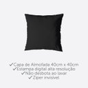 Ver imagem 4 de Kit 2 Capa de Almofada 40cm X 40cm Decorativas Estampadas Digital Sala Sofá Quarto Flamingo
