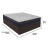 Conjunto Viúvo Cama Bege Box Baú Colchão Firme Ortobom D45 Cor:marrom - 5