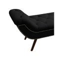 Ver imagem 5 de Recamier Divã Odessa P04 195 cm Suede - ADJ Decor - Preto TCA 944
