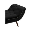 Ver imagem 6 de Recamier Divã Odessa P04 195 cm Suede - ADJ Decor - Preto TCA 944