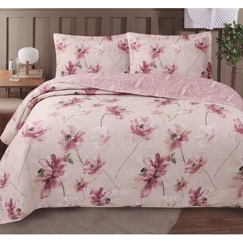 Jogo Colcha Cobre Leito Dyuri Dupla Face King Ultrassonic 280x260cm - Manicoré