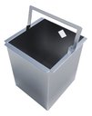 Ver imagem 2 de Cesto Lixeira Pia Cozinha Embutir 5 L Inox 304 Não Enferruja Technox