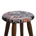 Ver imagem 3 de Kit C/ 4 Capas de Banqueta/banco Impermeável C/ Elástico Cerveja