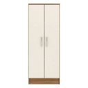 Ver imagem 2 de Armário Multiuso 1,8 M 2 Portas 4 Prateleiras - Viena:amendola Touch/off White