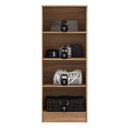 Ver imagem 5 de Armário Multiuso 1,8 M 2 Portas 4 Prateleiras - Viena:amendola Touch/off White