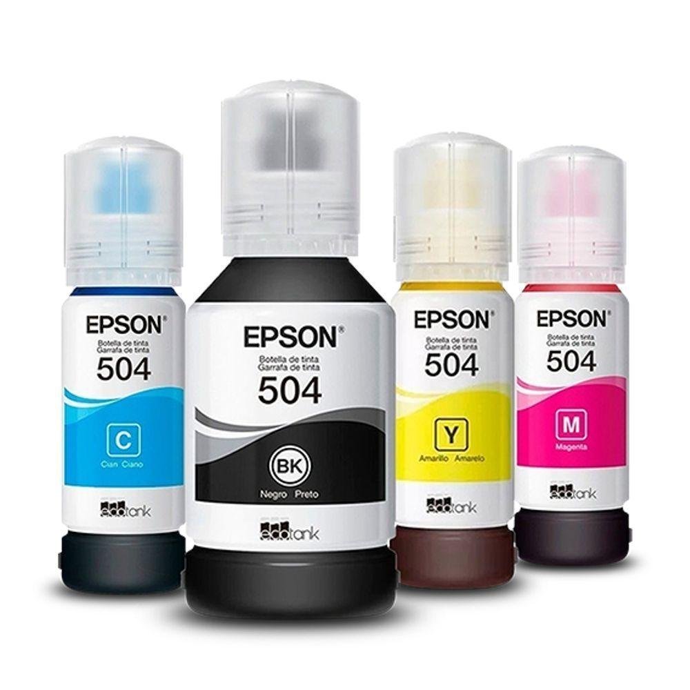 Kit Tinta 504 L4160- Kit 4 Cores Ref-eps177 - 4