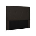 Ver imagem 1 de Cabeceira Aquilla Para Cama Box King 195 cm Corino Marrom - D’Rossi