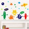 Adesivo Parede Quarto Infantil Vida No Espaço - 1