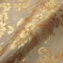 Ver imagem 4 de Papel de Parede Colonial Dourado com Brilho Vinilico Lavável+cola para Aplicação