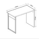 Ver imagem 4 de Escrivaninha Genialflex Infinity Metalon Aço Carbono Savana