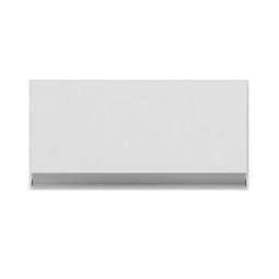 Armário Aéreo Geladeira e Lavanderia 1 Porta 0,60m MDF BP Branco TX - SSX Multicoisas - 1