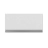 Armário Aéreo Geladeira e Lavanderia 1 Porta 0,60m MDF BP Branco TX - SSX Multicoisas - 1