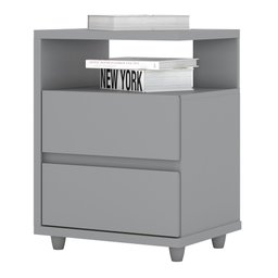 Mesa de Cabeceira Lacy 02 Gavetas - 1