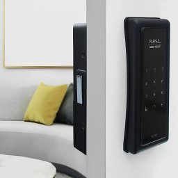 Fechadura Eletrônica Smart Lock Sl140 Papaiz Preto - 2