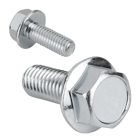 Parafuso Sextavado Flangeado Din 6921 M6 X 20 Zinco - 50un