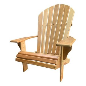 Cadeira Adirondack Jardim Externa Madeira Garapa com Stain Stain Adirondack