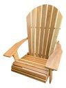 Ver imagem 2 de Cadeira Adirondack Jardim Externa Madeira Garapa com Stain Stain Adirondack
