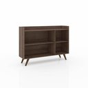 Ver imagem 3 de Aparador Buffet Retrô com 3 Portas Rústico Preto Mdp 136x36x95cm Rt 3134 Movelbento