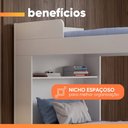 Ver imagem 6 de Cama Beliche de Solteiro Floripa J&A Móveis