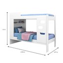 Ver imagem 3 de Cama Beliche de Solteiro Floripa J&a Móveis