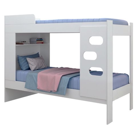 Cama Beliche de Solteiro Floripa J&A Móveis