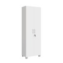 Ver imagem 2 de Armário Multiuso Vegas 2 Portas com Chave Branco San Marino