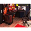 Ver imagem 3 de Mesa Gamer de Canto com Gaveta Wayra Preto