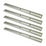 Kit 5 Ralo Grelha Linear Caixilho em Alumínio Bege 20x100cm - 1