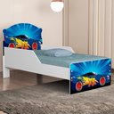 Ver imagem 2 de Mini Cama Livia Mdf 153x79 Cm Azul Decmade