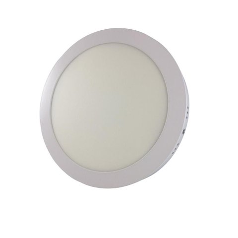 Plafon Sobrepor 18w Redondo Branco Quente Cozinha Banheiro