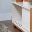 Ver imagem 3 de Estante Painel para Tv 65 Polegadas Petros 180x180-edecasamoveis