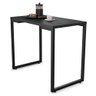 Conjunto Mesa de Cozinha Prattica Industrial 90cm e 2 Cadeiras Eames F02 Preto - Mpozenato - 2