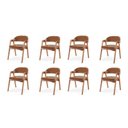 Ver imagem 2 de Kit 8 Cadeiras para Mesa de Jantar Gaia