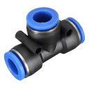Ver imagem 1 de União Emenda em T Pu 6mm | Engate Rápido Pneumático | Compressores
