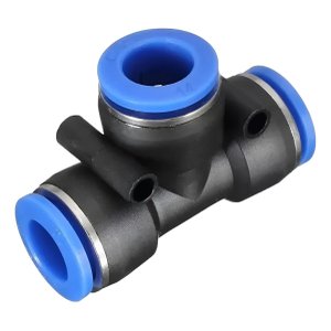 União Emenda em T Pu 6mm | Engate Rápido Pneumático | Compressores