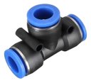 Ver imagem 1 de União Emenda em T Pu 6mm | Engate Rápido Pneumático | Compressores