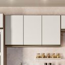 Ver imagem 2 de Armário de Cozinha Aéreo 120cm Maly N03 Carvalho/off White - Mpozenato