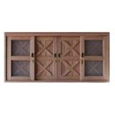 Ver imagem 1 de Janela de Correr com Tela 6 Folhas Celeiro 120x160cm Madersilva