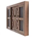 Ver imagem 2 de Janela de Correr com Tela 6 Folhas Celeiro 120x160cm Madersilva