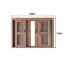 Ver imagem 4 de Janela de Correr com Tela 6 Folhas Celeiro 120x160cm Madersilva